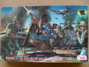 CMK 1/35 T35005 GERMAN 3.7cm AA GUN 43 WITH CHASSIS